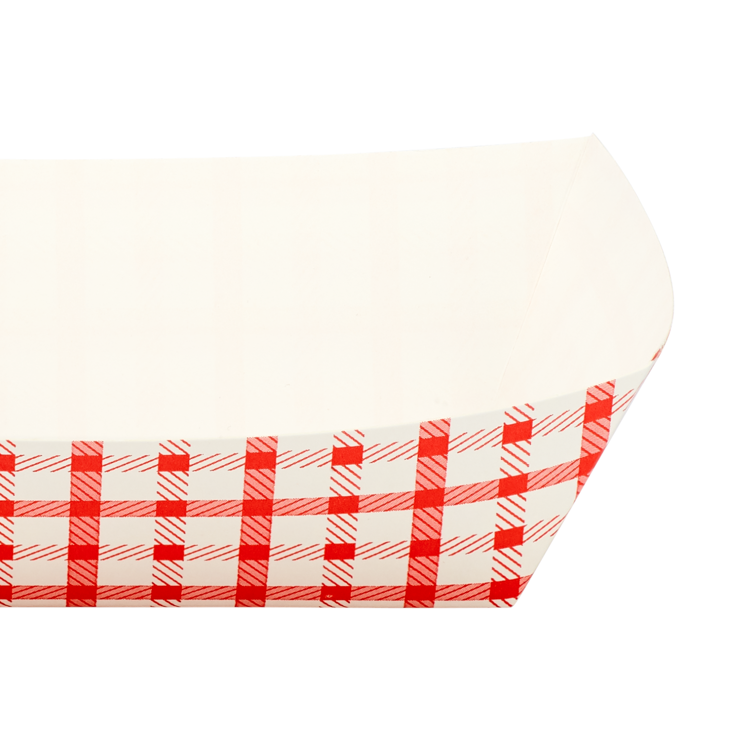 Wholesale Food Tray - Shepherd's Check Red - 2.5 lb - 500 ct