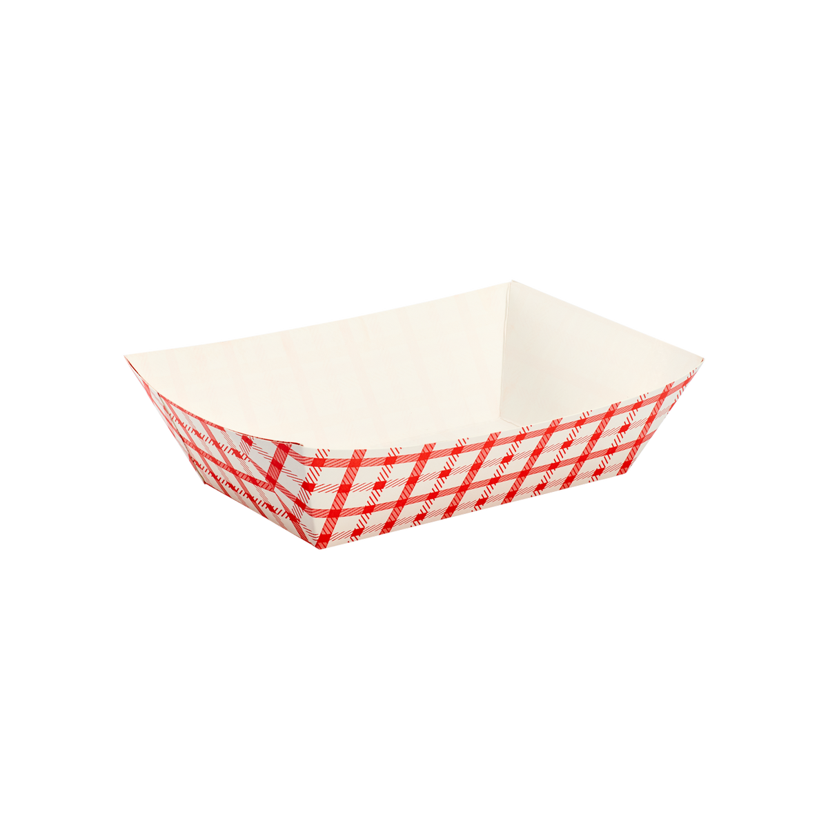 Wholesale Food Tray - Shepherd's Check Red - 3.0 lb - 500 ct