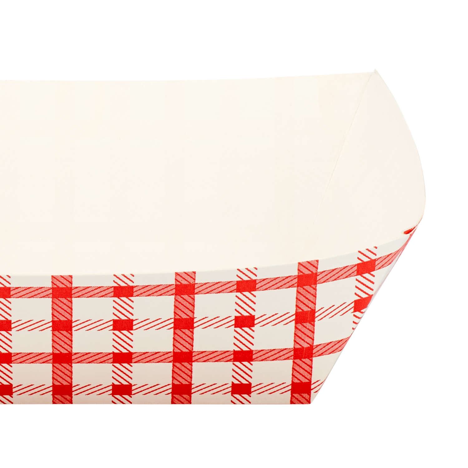 Wholesale Food Tray - Shepherd's Check Red - 3.0 lb - 500 ct