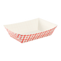 Wholesale Food Tray - Shepherd's Check Red - 5.0 lb - 500 ct