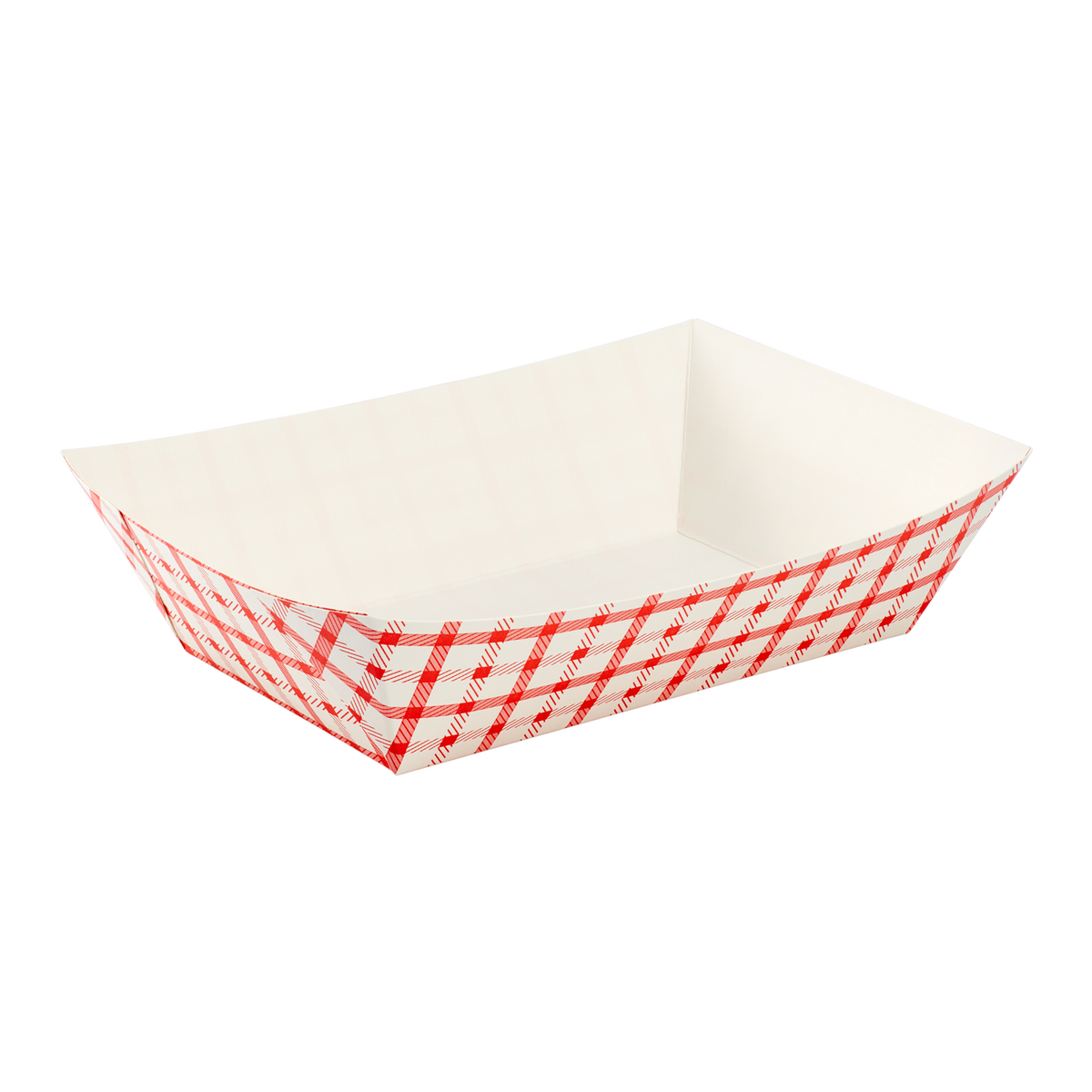 Wholesale Food Tray - Shepherd's Check Red - 5.0 lb - 500 ct