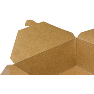 Wholesale 110 fl oz Fold-To-Go Box #4 - Kraft - 160 ct