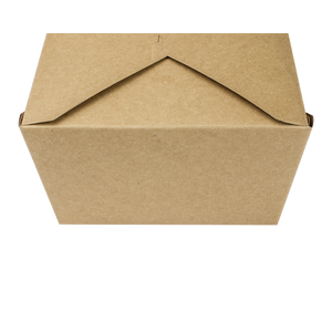 Wholesale 110 fl oz Fold-To-Go Box #4 - Kraft - 160 ct