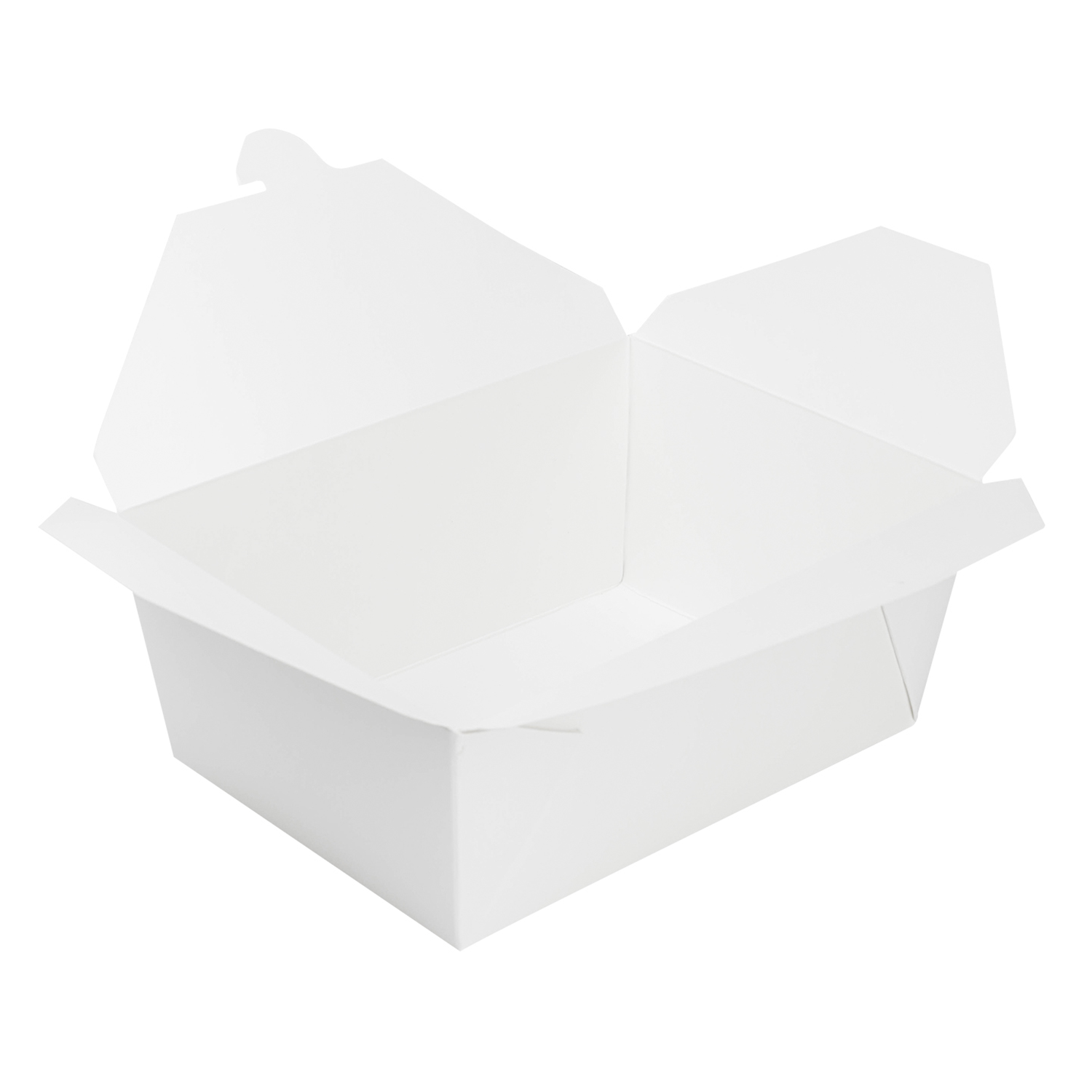 Wholesale 110 fl oz Fold-To-Go Box #4 White - 160 ct