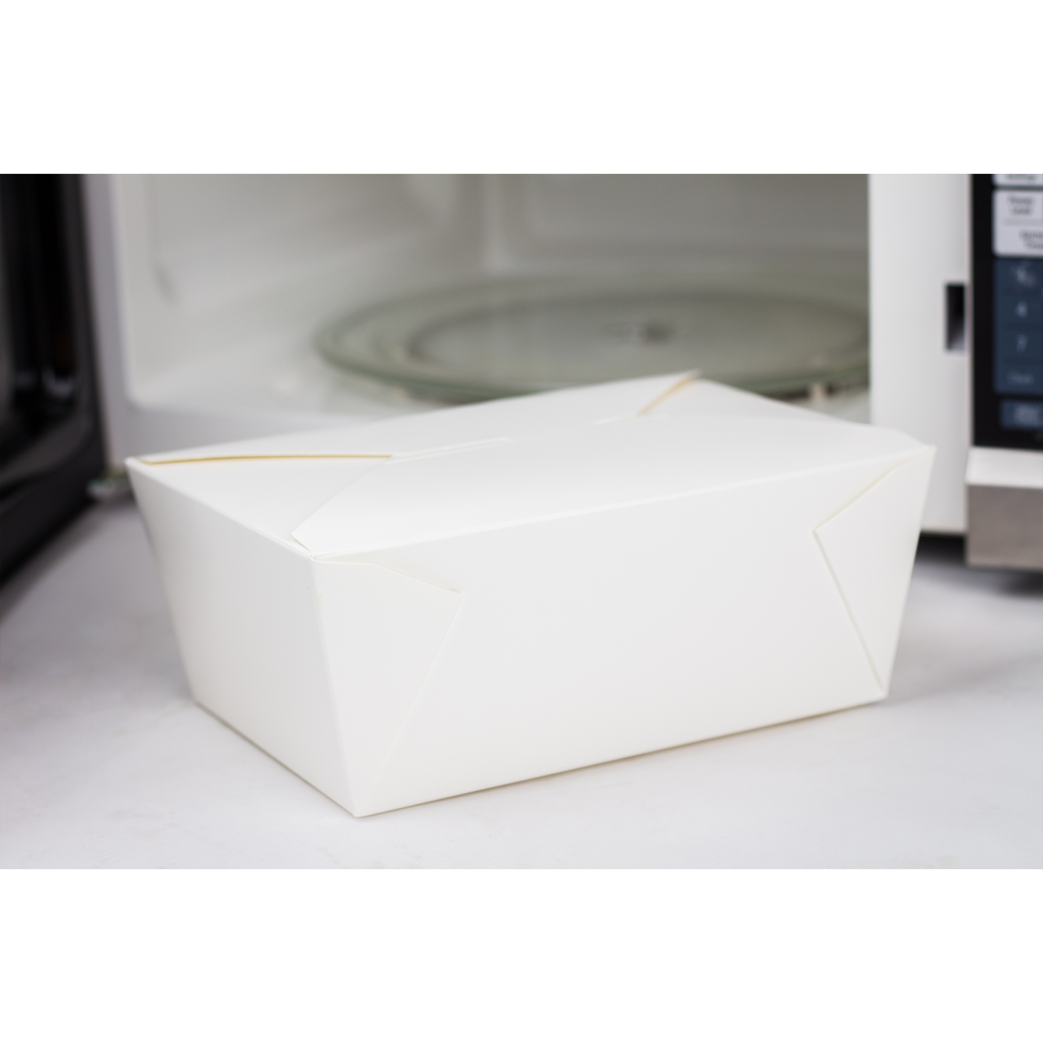 Wholesale 110 fl oz Fold-To-Go Box #4 White - 160 ct