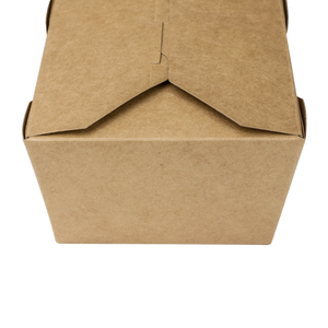 Wholesale 30 fl oz Fold-To-Go Box Kraft - 450 ct