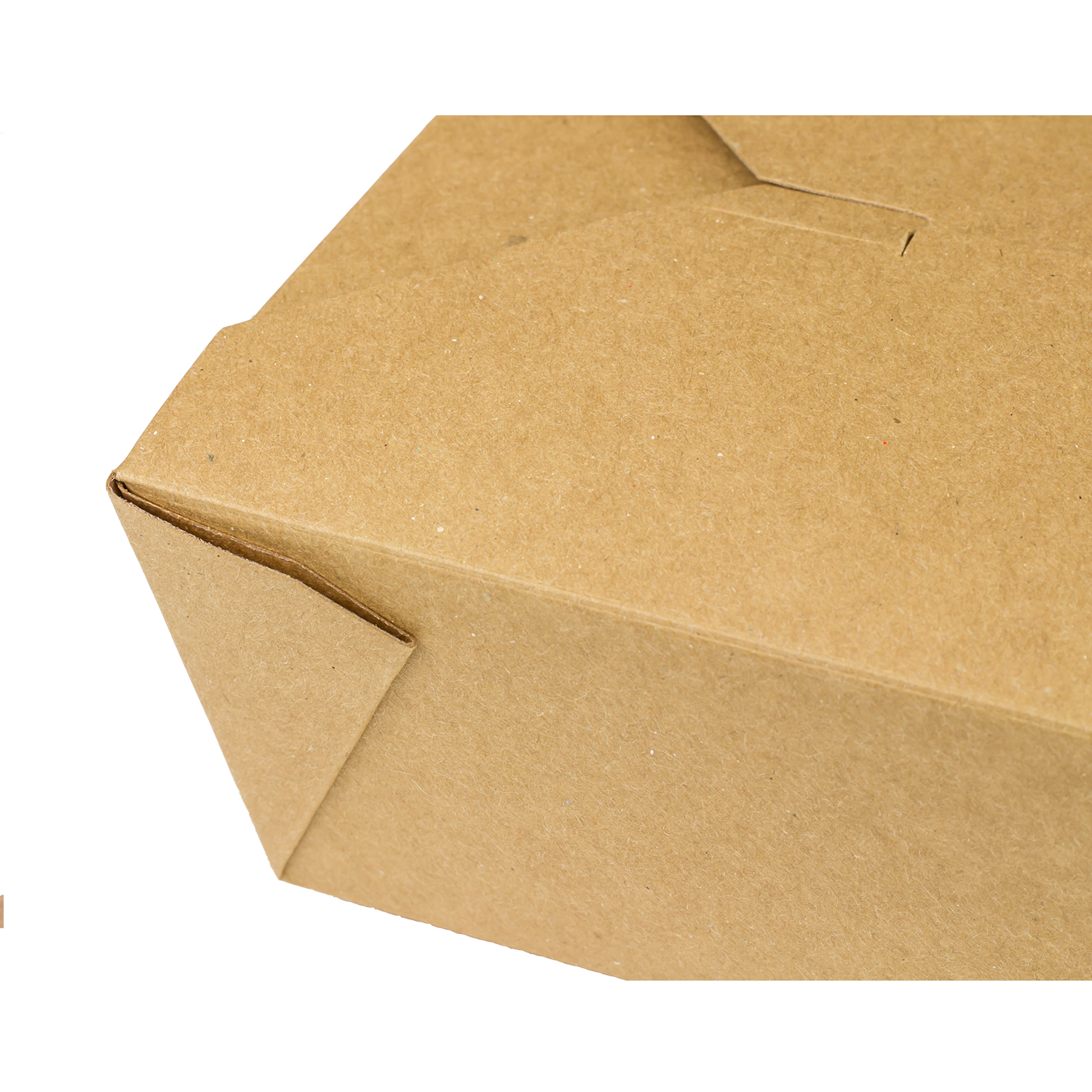 Wholesale 48 fl oz Fold-To-Go Box #8 - Kraft - 300 ct