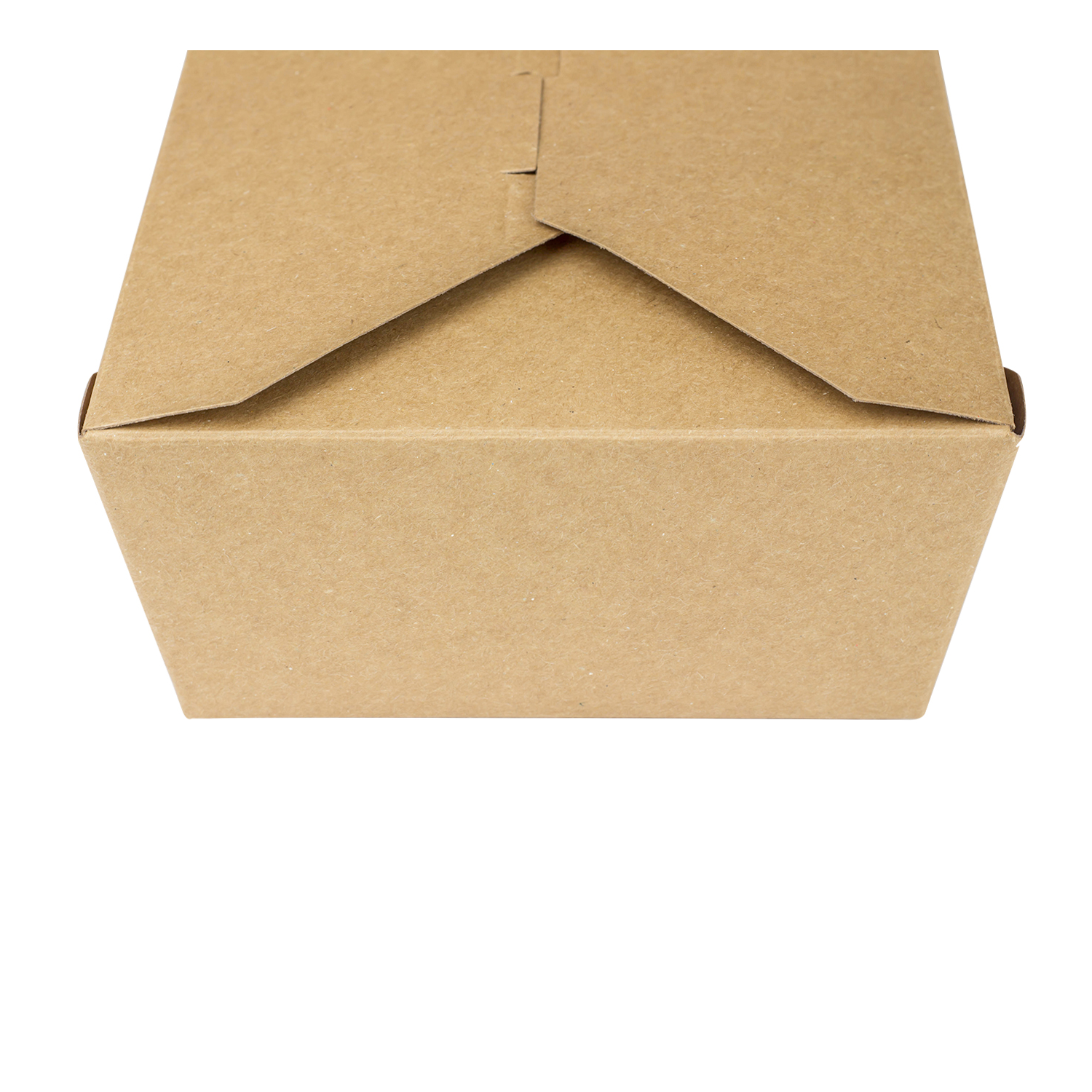 Wholesale 48 fl oz Fold-To-Go Box #8 - Kraft - 300 ct