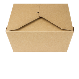 Wholesale 48 fl oz Fold-To-Go Box #8 - Kraft - 300 ct