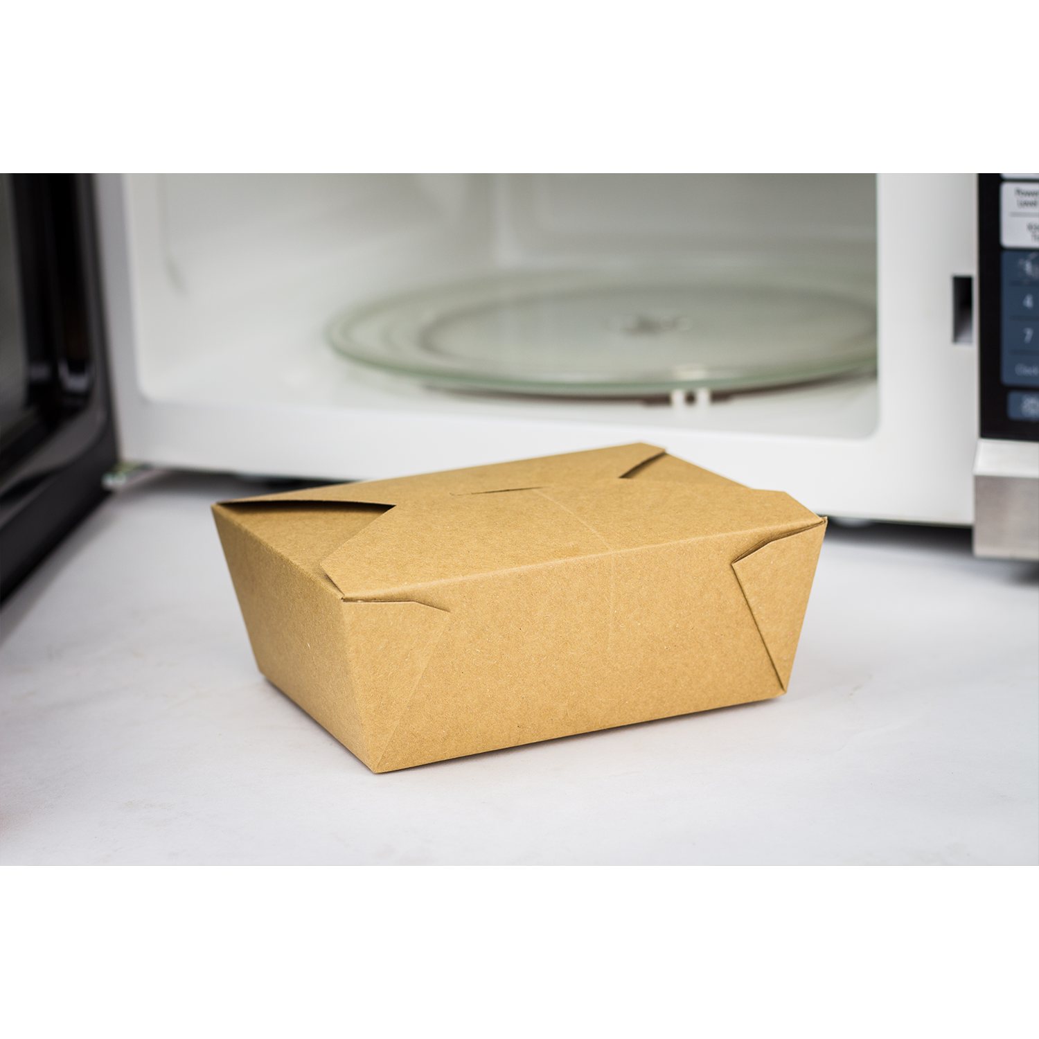Wholesale 48 fl oz Fold-To-Go Box #8 - Kraft - 300 ct
