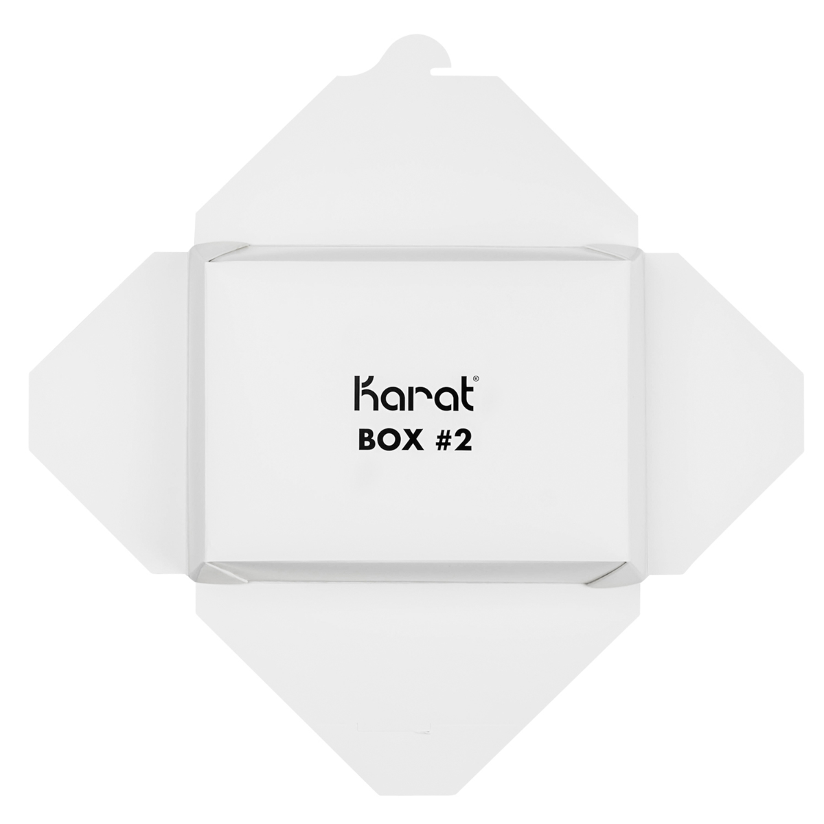 Wholesale 54 fl oz Fold-To-Go Box #2 White - 200 ct