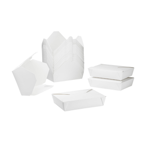 Wholesale 54 fl oz Fold-To-Go Box #2 White - 200 ct