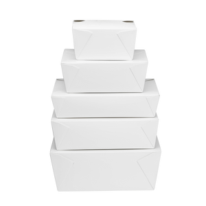 Wholesale 54 fl oz Fold-To-Go Box #2 White - 200 ct