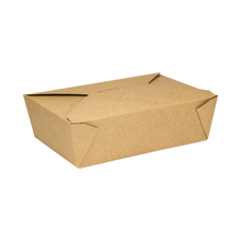 Load image into Gallery viewer, Wholesale 76 fl oz Fold-To-Go Box #3 - Kraft - 200 ct
