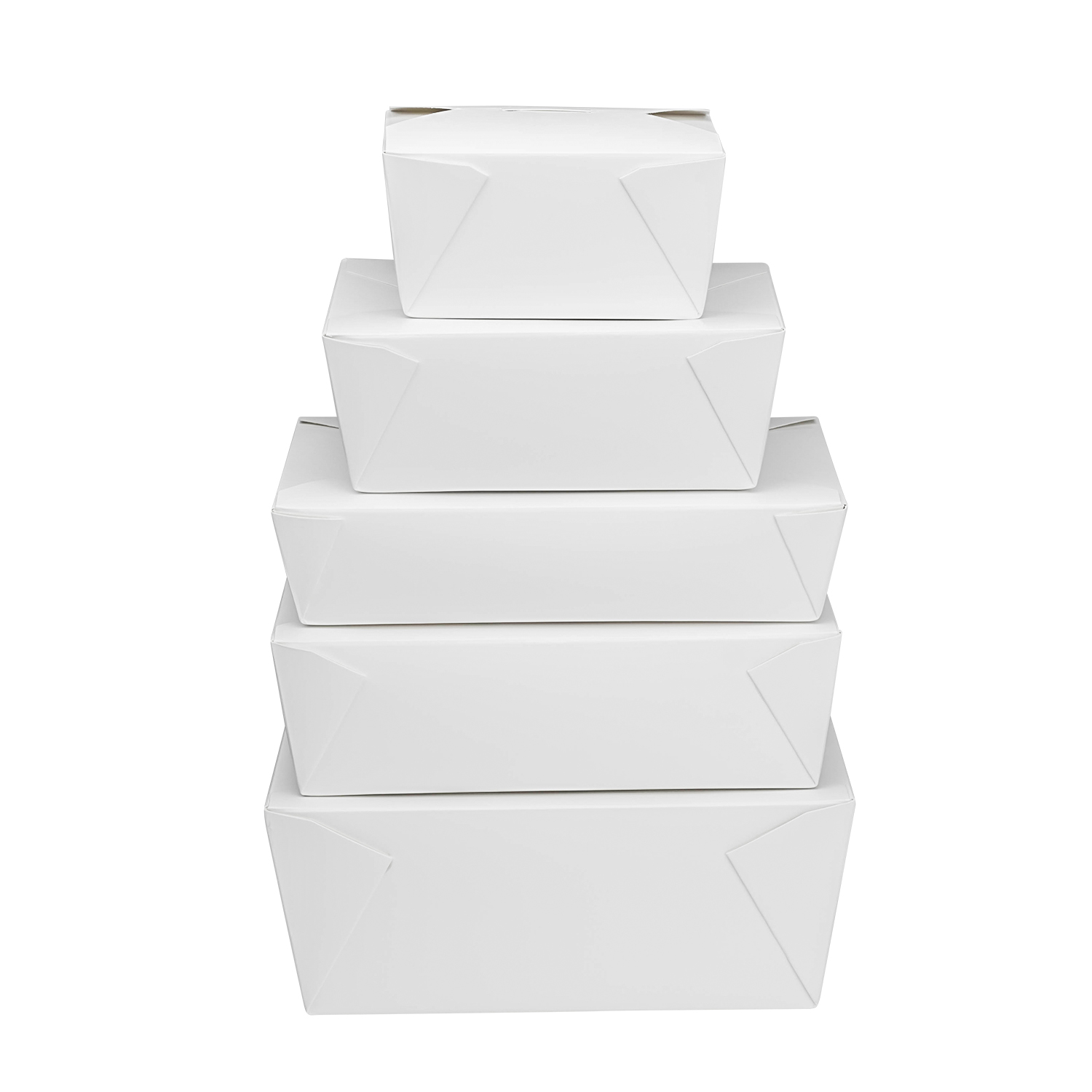 Wholesale 76 fl oz Fold-To-Go Box #3 White - 200 ct