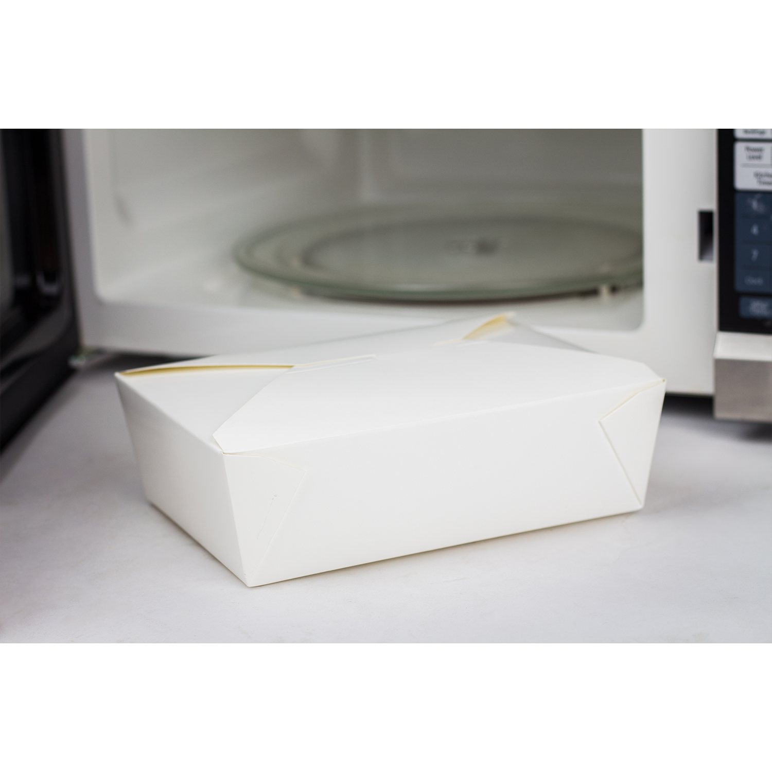Wholesale 76 fl oz Fold-To-Go Box #3 White - 200 ct