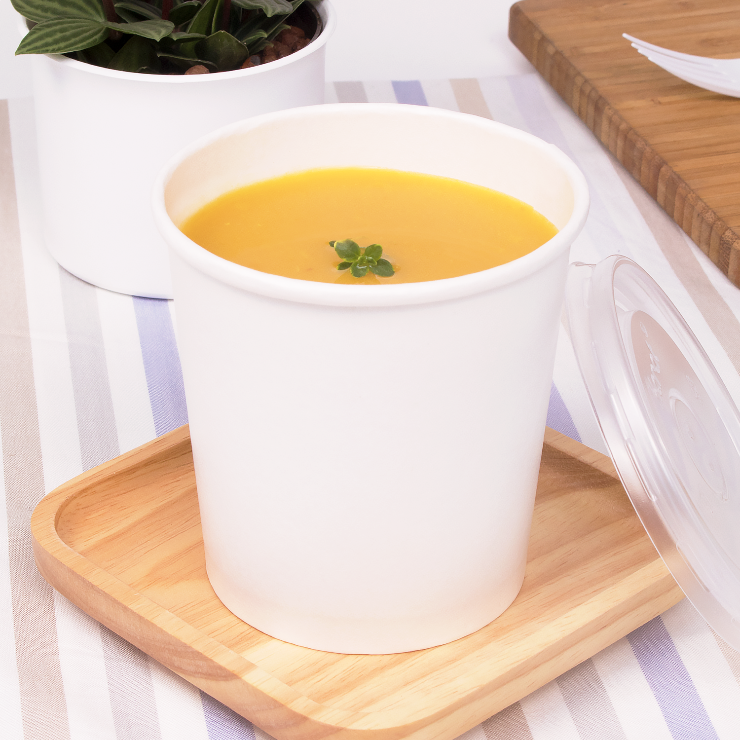 Wholesale 16oz Gourmet Food Container White 96mm - 500 ct