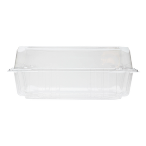 Wholesale 8''x8'' PET Plastic Hinged Containers - 250 ct