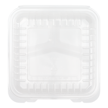 Load image into Gallery viewer, Wholesale 8&#39;&#39; x 8&#39;&#39; 3C PP Plastic Hinged Container 3 Compartments - 250 ct
