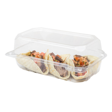 Load image into Gallery viewer, Wholesale 9&quot; x 5&quot; PET Plastic Hinged Containers - 250 ct
