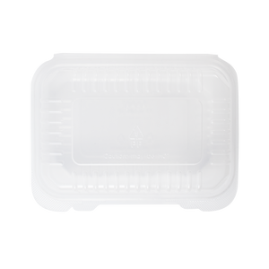 Wholesale 9'' x 6" PP Plastic Hinged Container, 1 compartment - 250 ct