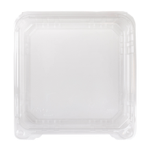 Load image into Gallery viewer, Wholesale 9&#39;&#39;x9&#39;&#39; PET Plastic Hinged Containers - 200 ct
