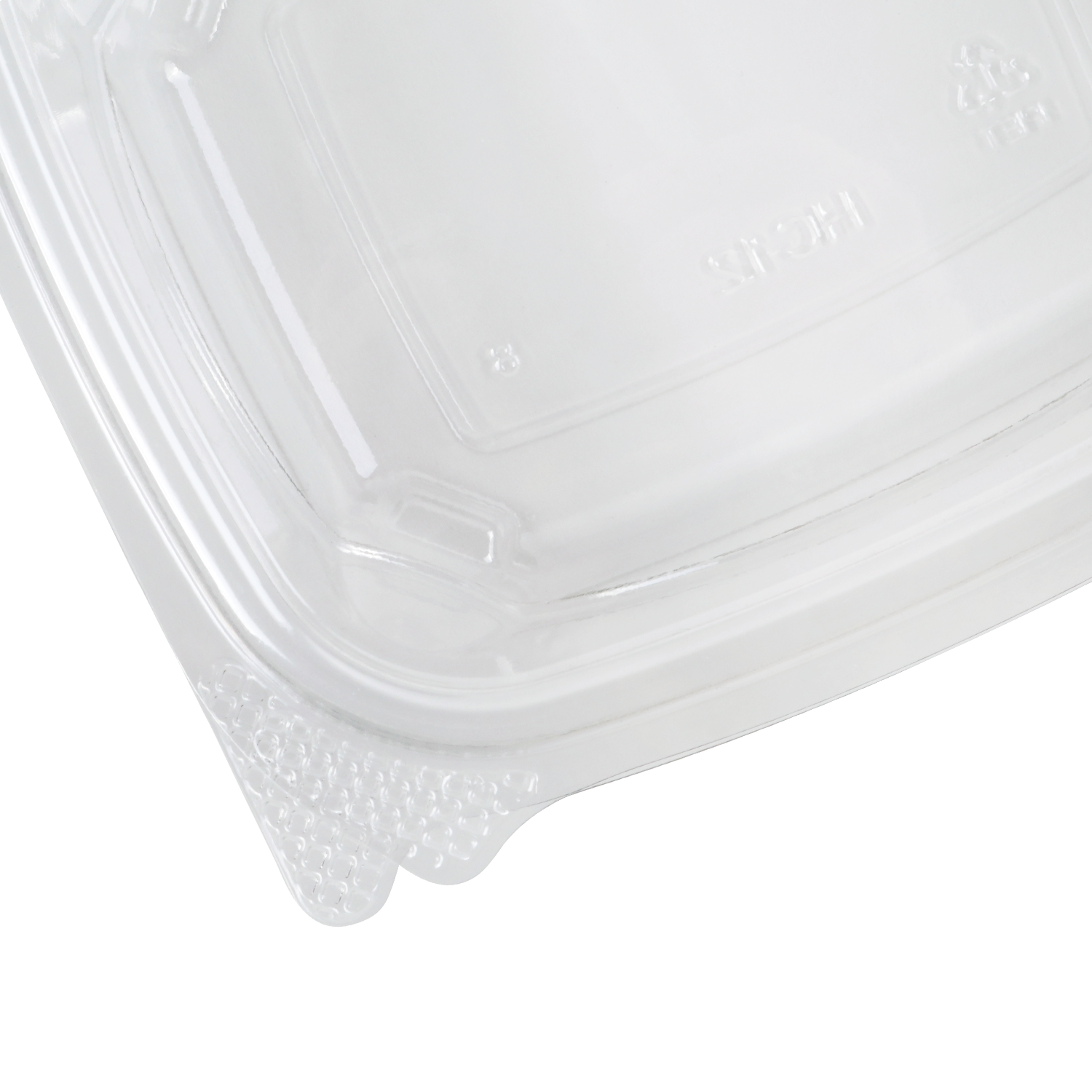 Wholesale 12oz PET Plastic Hinged Deli Container - 200 ct