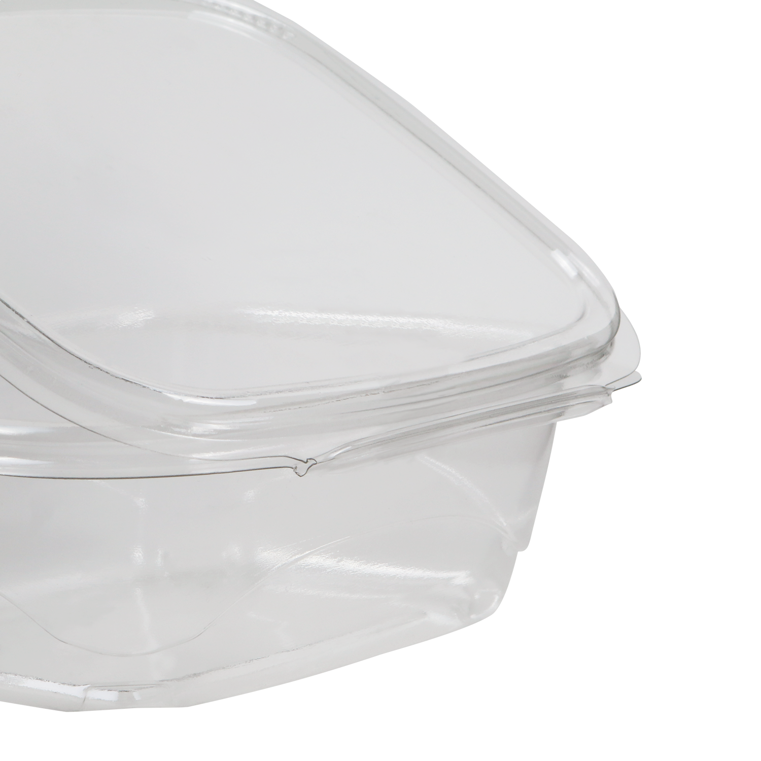 Wholesale 12oz PET Plastic Hinged Deli Container - 200 ct