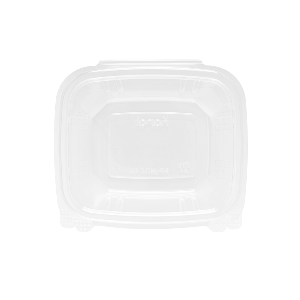 Wholesale 16oz PET Plastic Hinged Deli Container - 200 ct