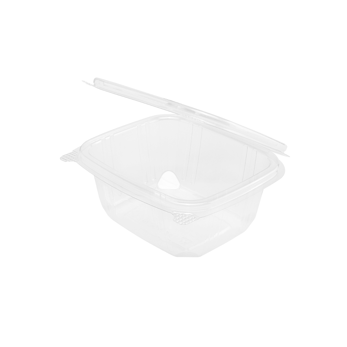 Wholesale 16oz PET Plastic Hinged Deli Container - 200 ct