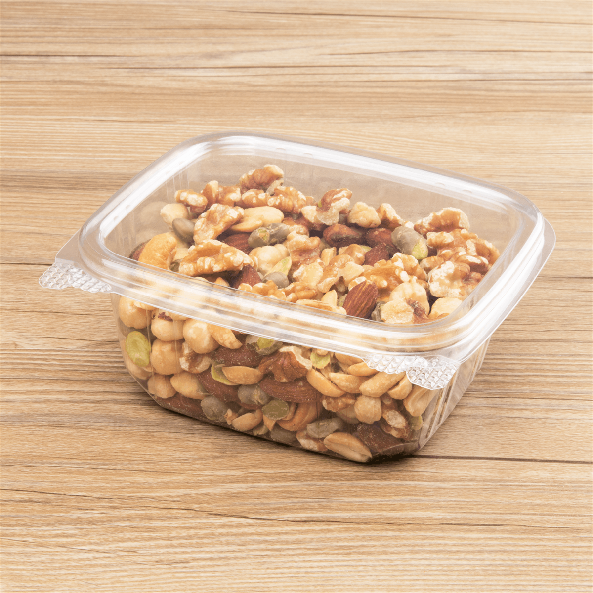 Wholesale 16oz PET Plastic Hinged Deli Container - 200 ct