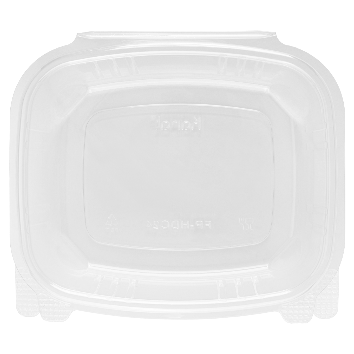 Wholesale 24oz PET Plastic Hinged Deli Container - 200 ct