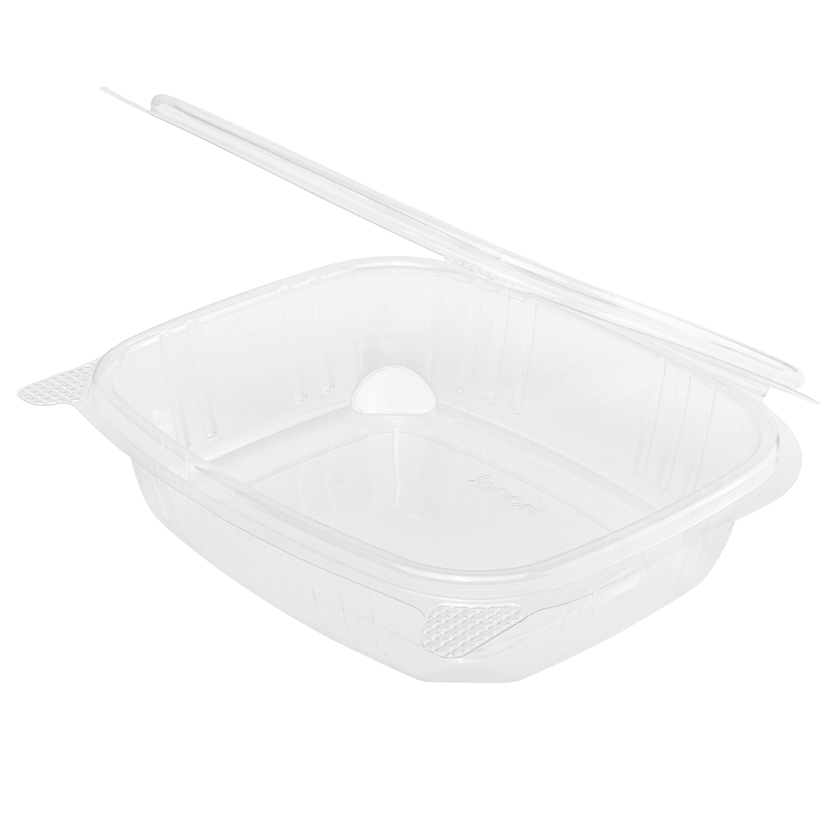 Wholesale 24oz PET Plastic Hinged Deli Container - 200 ct