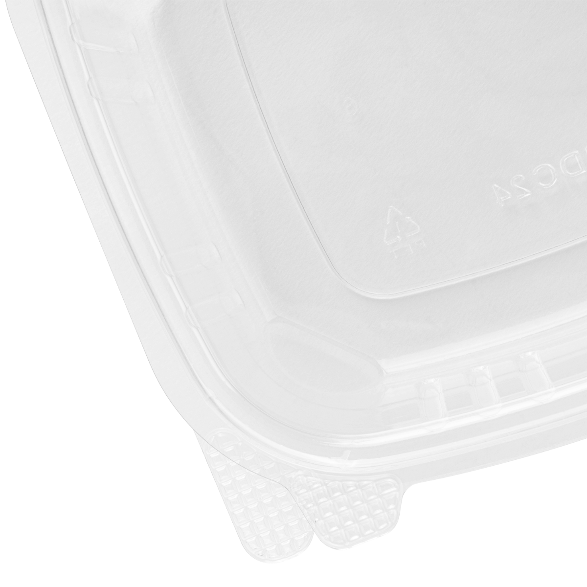 Wholesale 24oz PET Plastic Hinged Deli Container - 200 ct