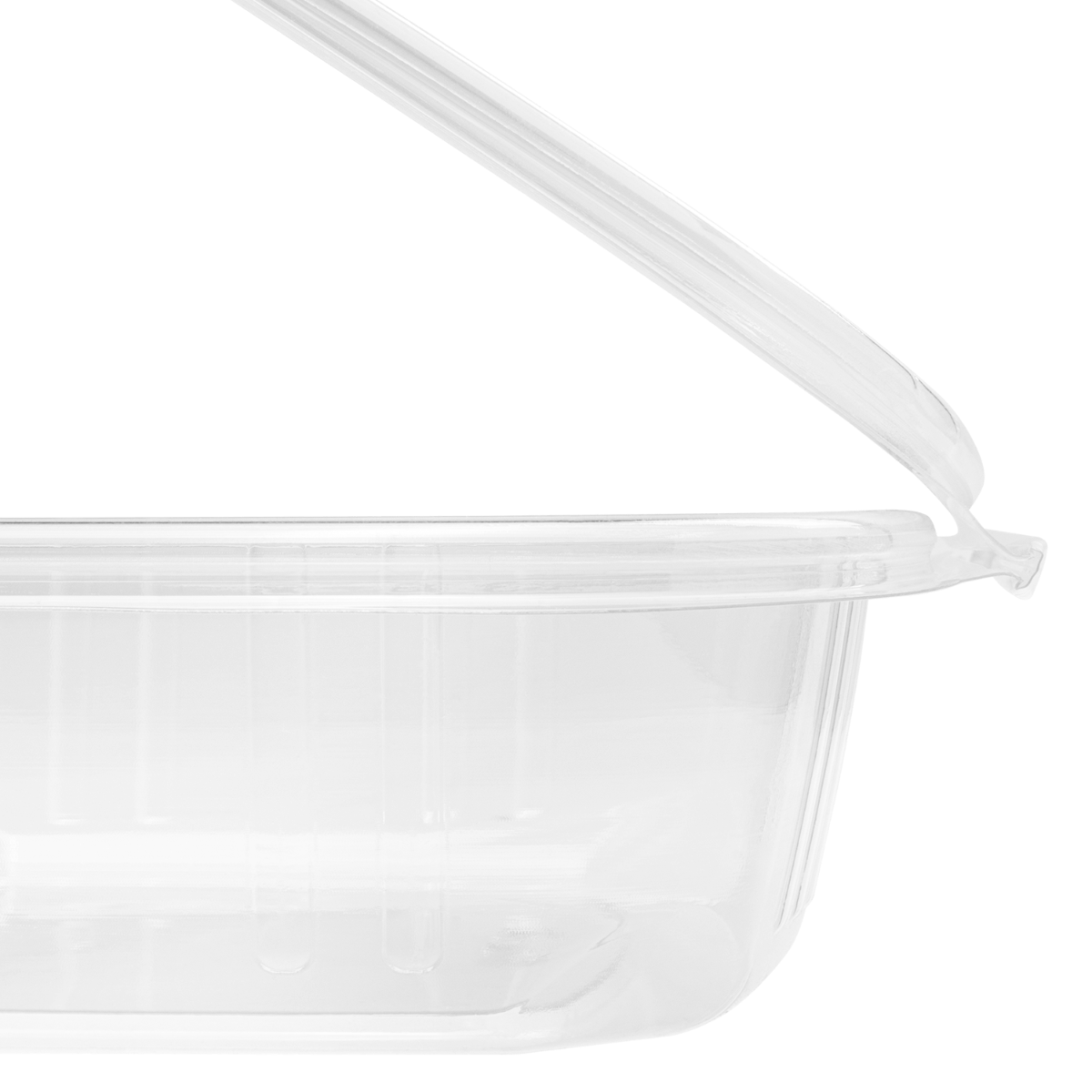 Wholesale 24oz PET Plastic Hinged Deli Container - 200 ct