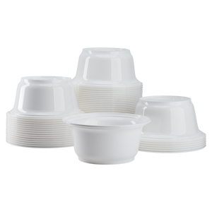 Wholesale 36oz PP Plastic Injection Molding Bowl White - 300 ct