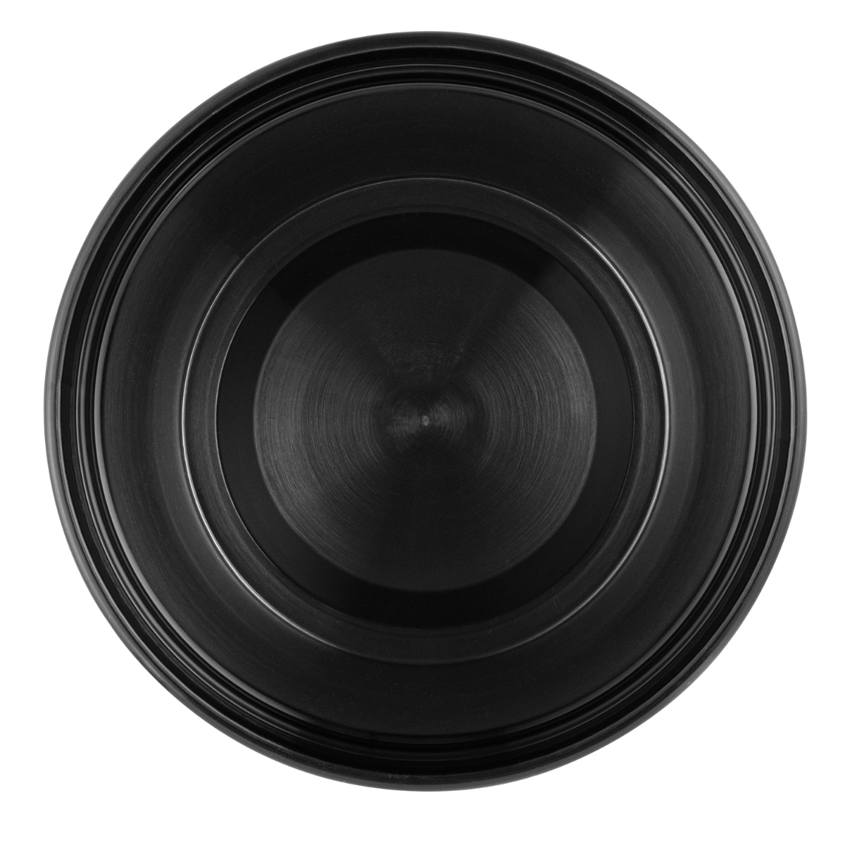 Wholesale 16 oz Black PP Injection Molded Round Deli Containers with Lids - 240 Sets