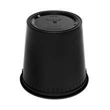 Load image into Gallery viewer, Wholesale 24 oz Black PP Injection Molded Round Deli Containers with Lids - 240 Sets
