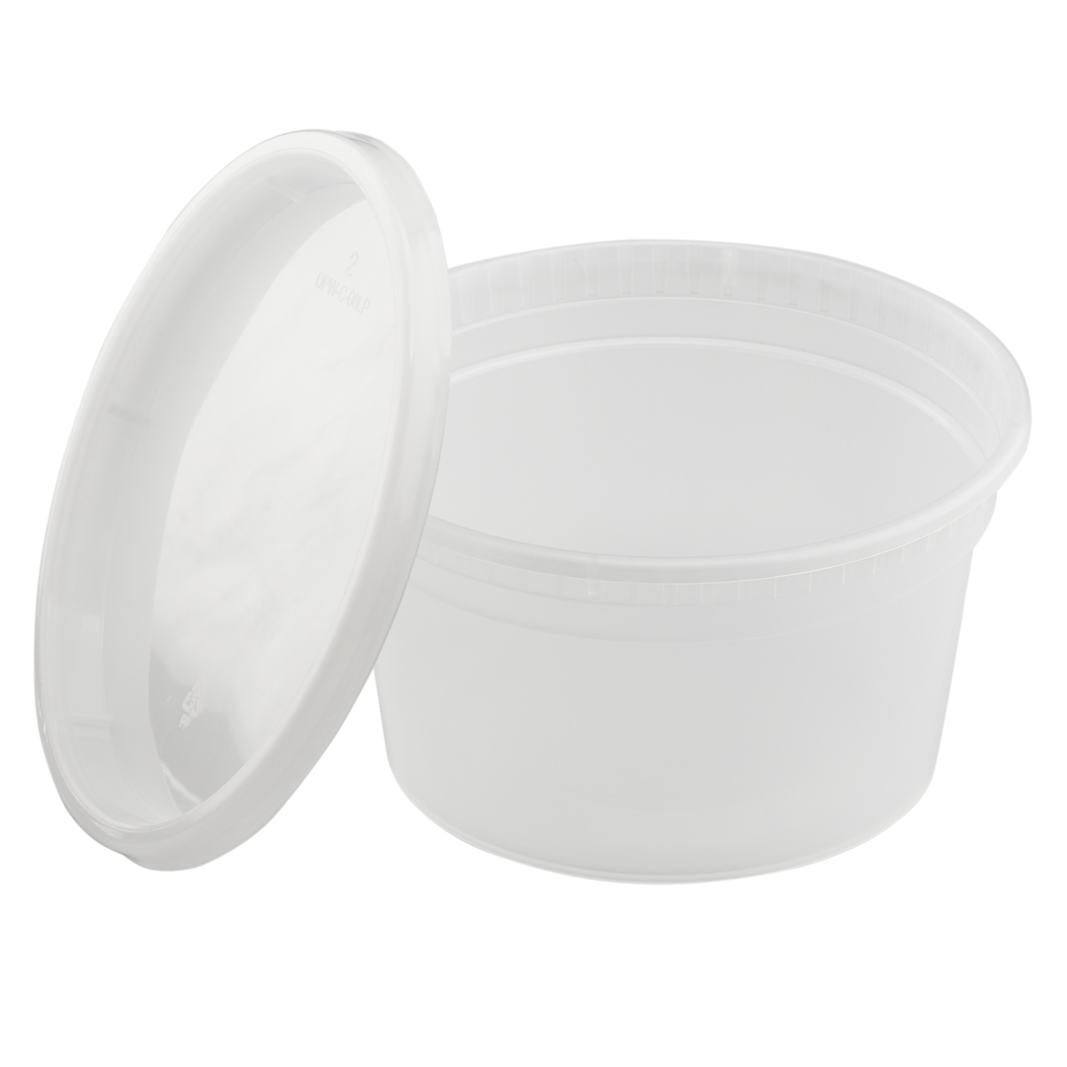 Heavy duty deli containers with lids 8Oz