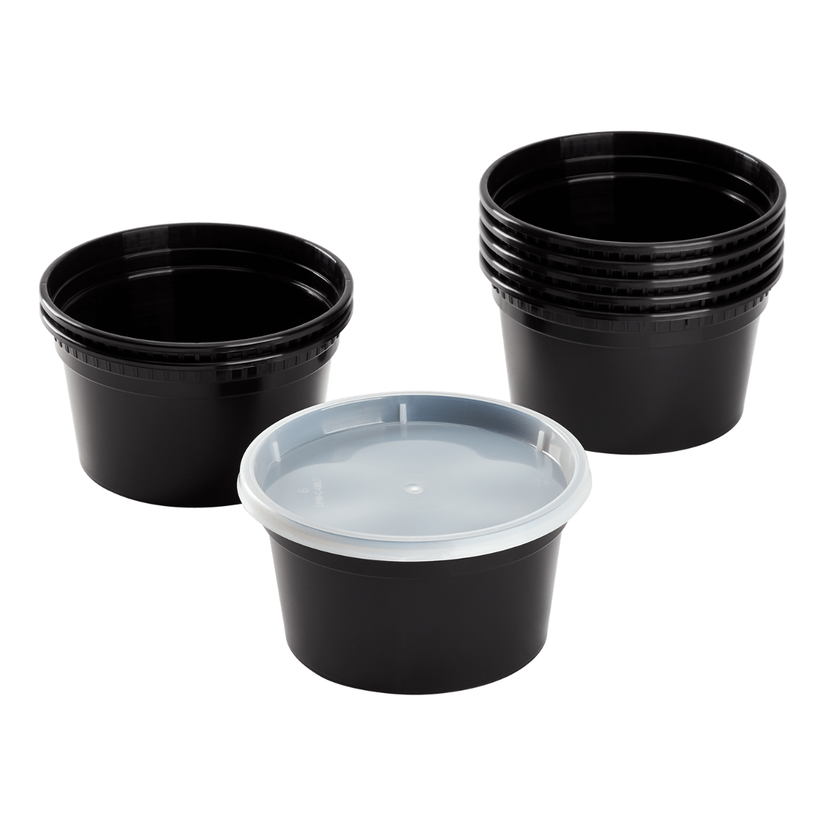 Deli Containers with Lids - 8 oz., 240 Containers/Lids