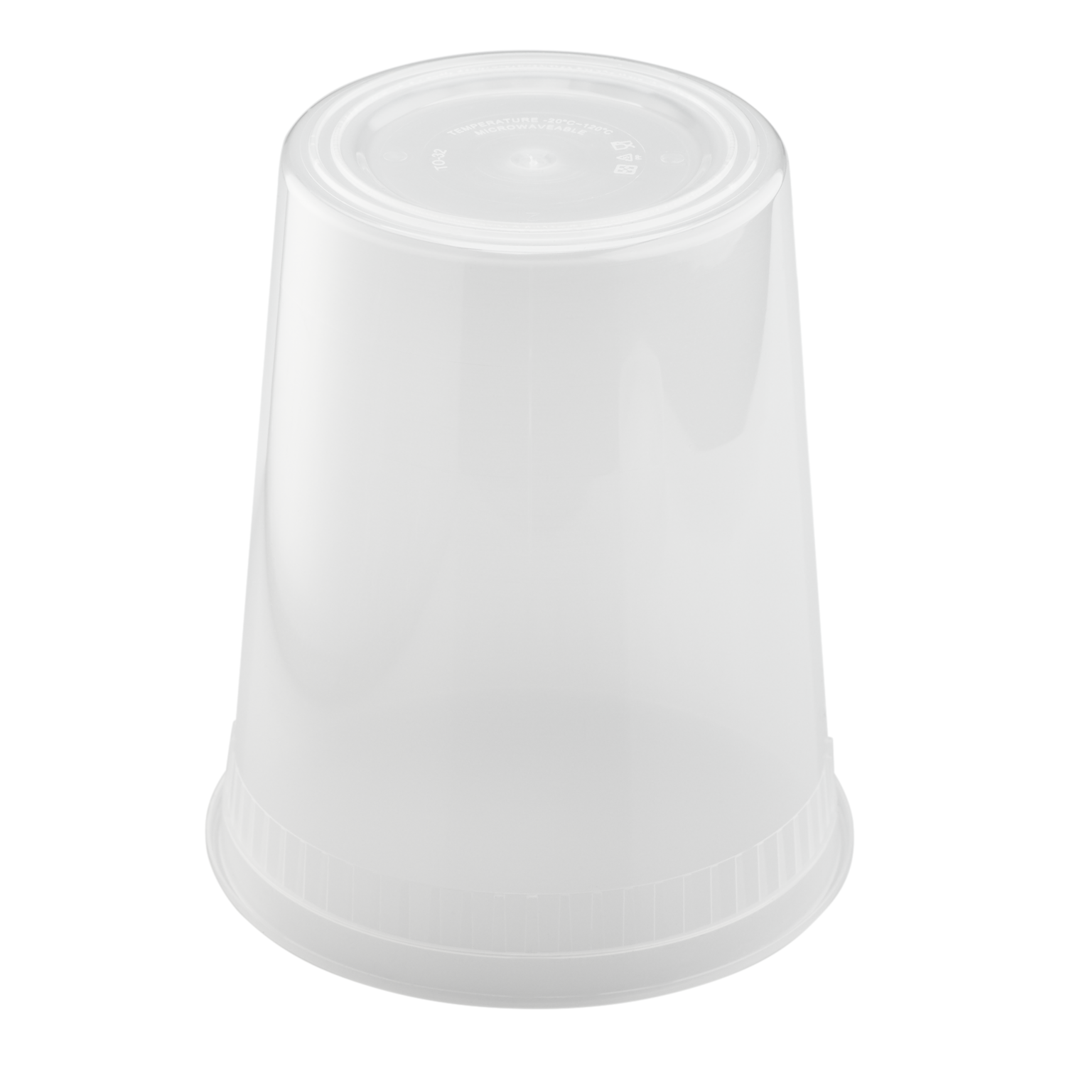 Wholesale 32oz PP Plastic Injection Molded Deli Containers & Lids - 240 ct
