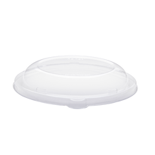 Load image into Gallery viewer, Wholesale PET Dome Lid for 24-40 oz Bagasse Bowl Round - 200 ct
