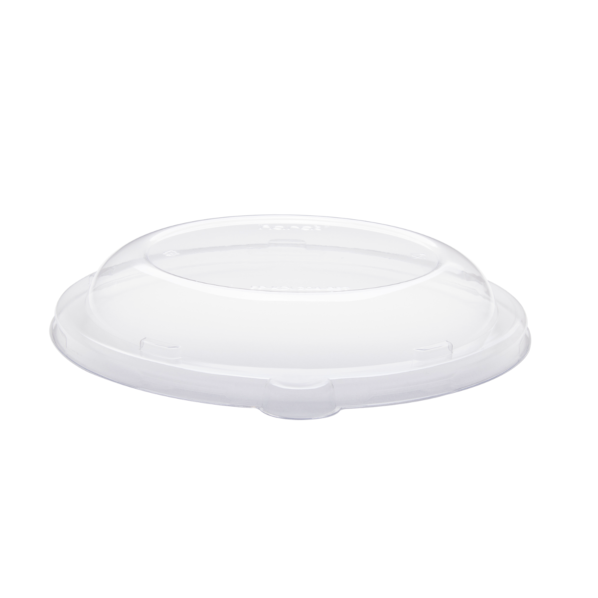 Wholesale PET Dome Lid for 24-40 oz Bagasse Bowl Round - 200 ct