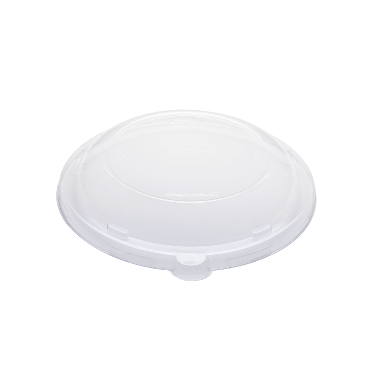 Wholesale PET Dome Lid for 24-40 oz Bagasse Bowl Round - 200 ct