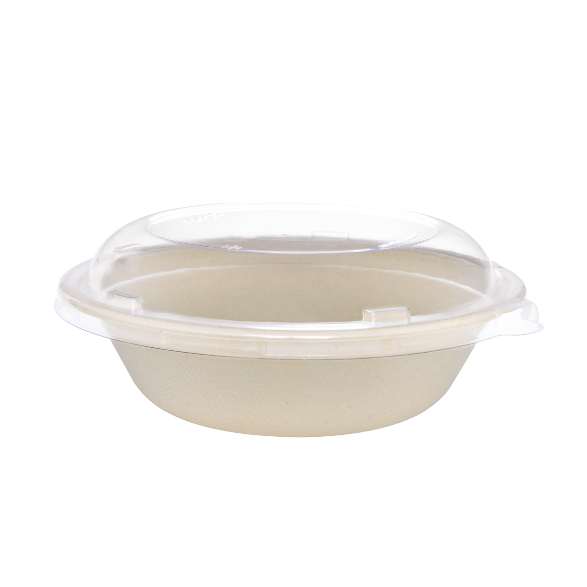 Wholesale PET Dome Lid for 24-40 oz Bagasse Bowl Round - 200 ct
