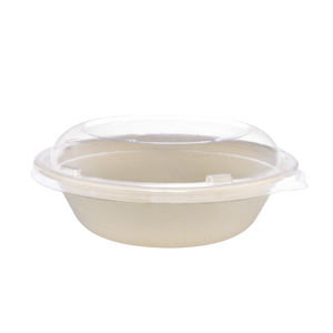 Wholesale PET Dome Lid for 24-40 oz Bagasse Bowl Round - 200 ct