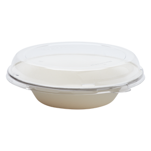 Wholesale PET Plastic Dome Lid for 24&32 oz. Bagasse Bowls - 200 ct