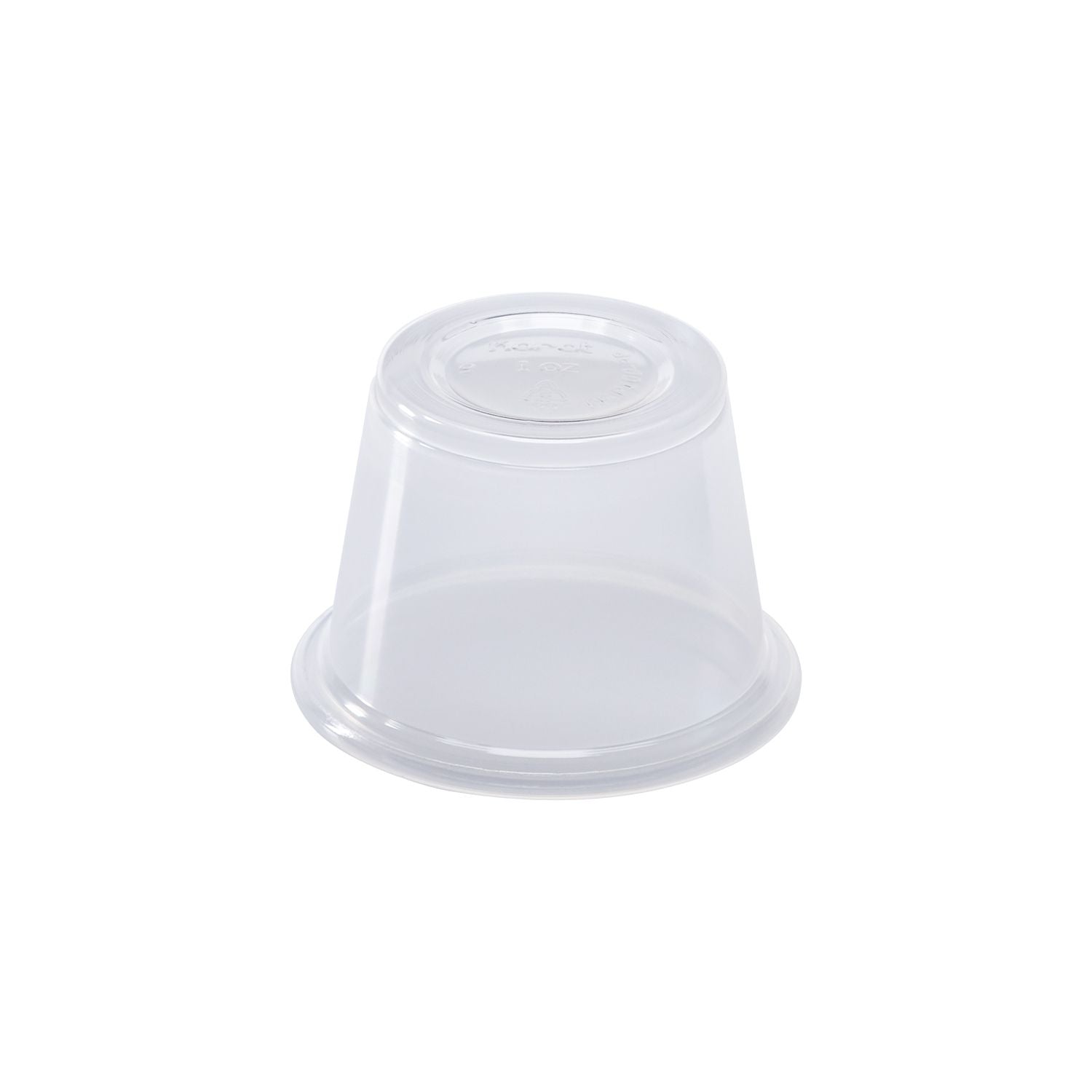Wholesale 1oz Tall PP Plastic Portion Cups - Clear - 2,500 ct