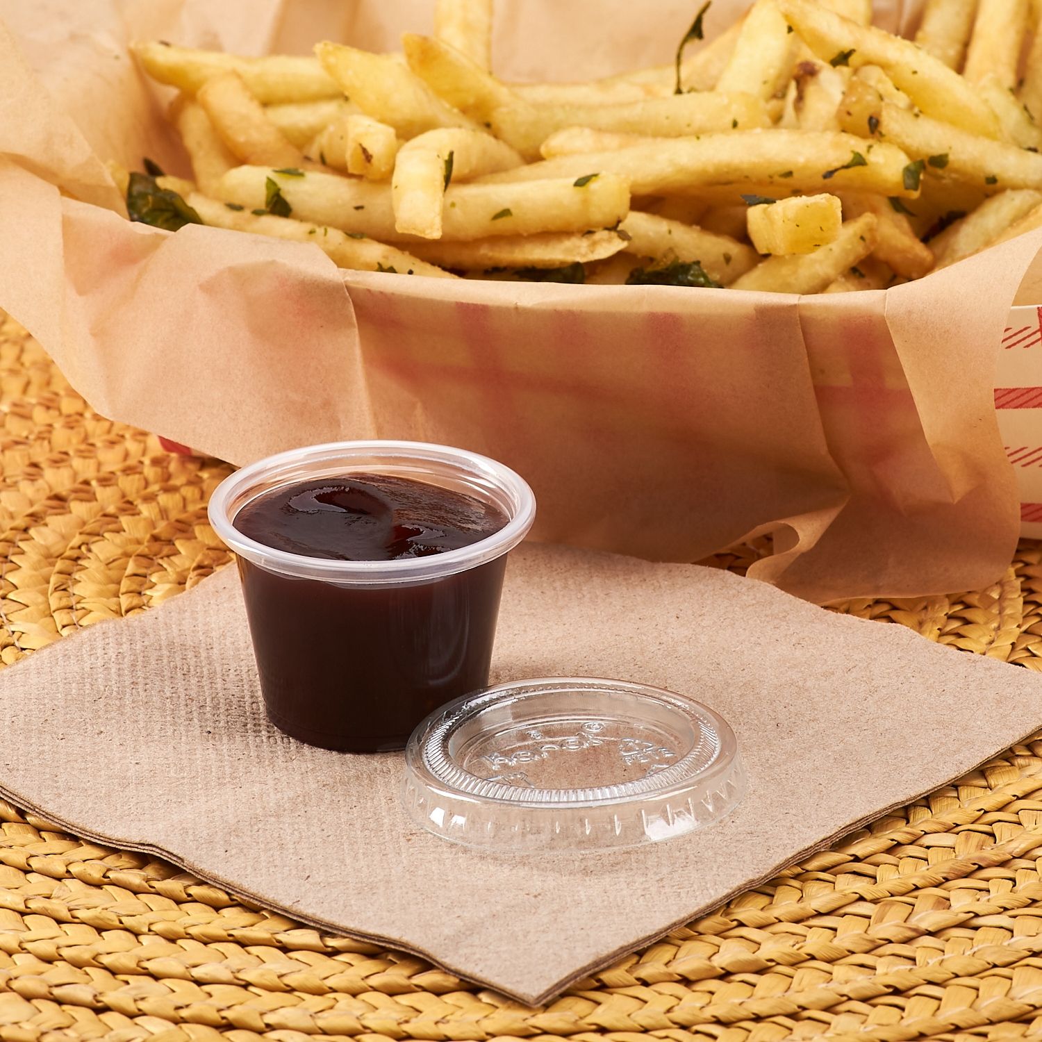 Wholesale 1oz Tall PP Plastic Portion Cups - Clear - 2,500 ct