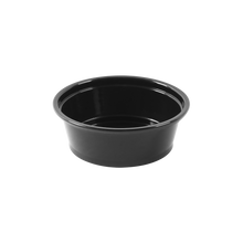 Load image into Gallery viewer, Wholesale 1.5oz PP Plastic Portion Cups Black - 2,500 ct
